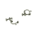 thumbnail image 6 of 12 Pieces Non Piercing Adjustable Screw Earring Clips Hook Jewelry Findings DIY, 6 of 8