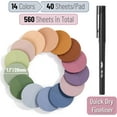 thumbnail image 2 of Mr. Pen- Transparent Sticky Notes, 560 Pcs, Assorted Colors, 2 of 8