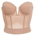 thumbnail image 5 of Valerie Backless Strapless  V-Wire Plunge Bustier Bra, 5 of 7