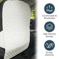 thumbnail image 4 of Car Seat Back Kick Pad Protector with Storage Pockets, Waterproof Leather Anti-Kick Mat for Childs, Stain Resistant Easy Install and Universal Fit Rear Seat Cover, 4 of 6