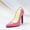 Pink, variant on Cute Lady's High-heeled Shoes Lighter Creative Personality Butane Gas Women Lighters for Cigarette Collection Decoration(Yellow)