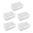 thumbnail image 1 of Soporte plástico duradero jinwen 5pcs caja de almacenamiento de perlas de arte de uñas, 1 of 8