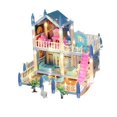 thumbnail image 1 of Ounissouiy ABS Dollhome portátil lindo desmontable simulación reemplazo decorativo DIY hogar dormitorio niñas juguete regalo de cumpleaños Muebles de casa de muñecas Casa de 2 capas y 3 Ounissouiy FN011643-02, 1 of 6