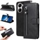 thumbnail image 3 of Estuche de Cuero PU con Cierre para Xiaomi Poco X7 Pro , Funda Protectora con Billetera y Correa, 3 of 5