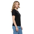 thumbnail image 5 of (3 pack) (3 pack) Turtle Bay New York Womens Short Sleeve Crew Neck Tee Relaxed Fit, 5 of 7
