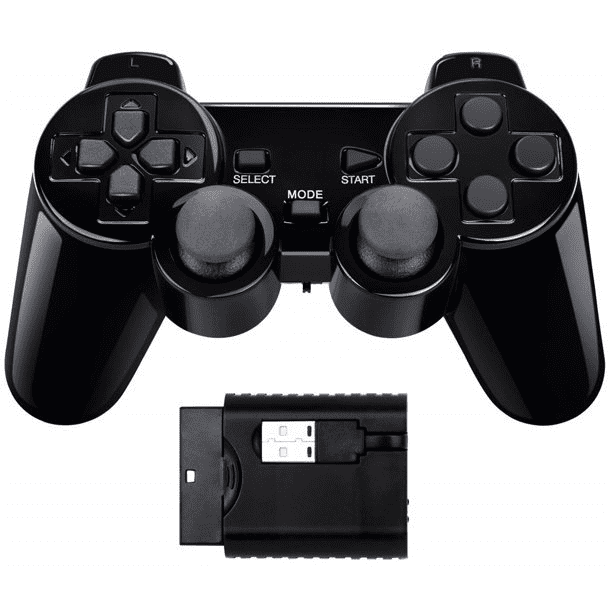 Wireless Controller For PS2 2 4G Dual Vibration Game Controller Remote 