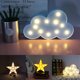 thumbnail image 3 of Luz De Noche Led Con Forma De Nube, Lámpara De Noche Blanca Cálida, Lámpara De Mesa Con Pilas Para Decoración De Fiesta De Año Nuevo De Navidad Minnieouse HA018098-00, 3 of 6