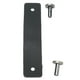 thumbnail image 2 of Tiradores de cajón de cuero PU anticolisión resistente al desgaste europeo exquisito moderno Simple manija del gabinete negro, 2 of 5