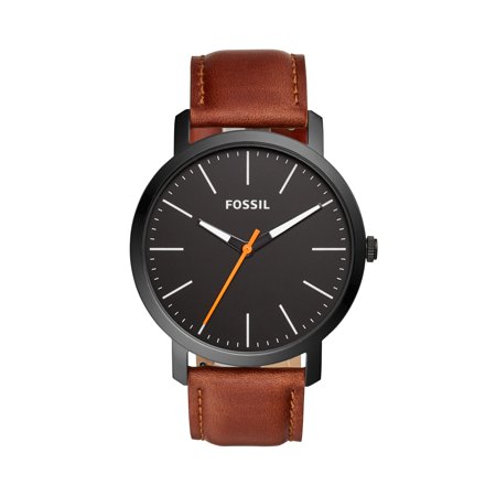 Fossil Men's Luther Three-Hand Brown Leather Watch