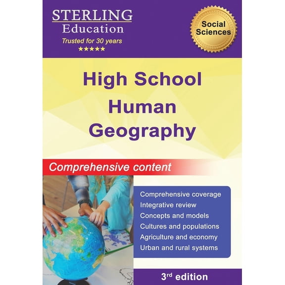 High School Human Geography: Comprehensive Content for High School Human Geography, (Paperback)
