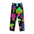 thumbnail image 4 of Xecao Bright Mushrooms Men's Straight Lounge Pajama Pants: The Ultimate in Comfortable Sleepwear, 4 of 9