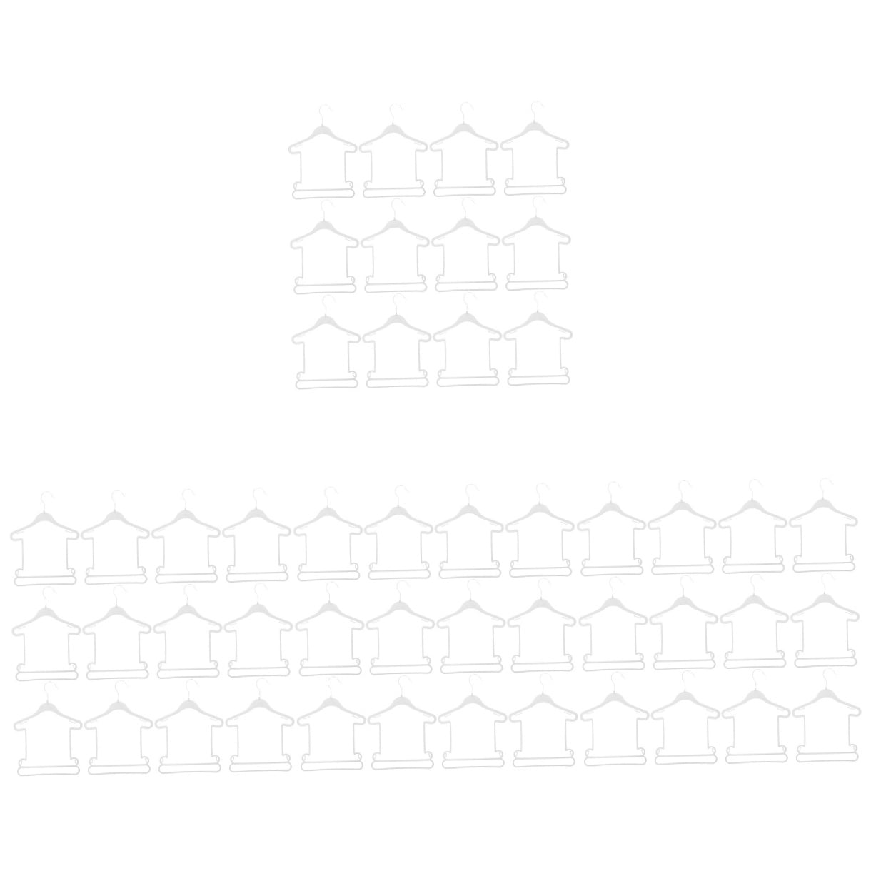 unbranded 48 pcs  Kids Clothes Hangers Baby Clothes Drying Racks Infant Clothes Laundry Hangers