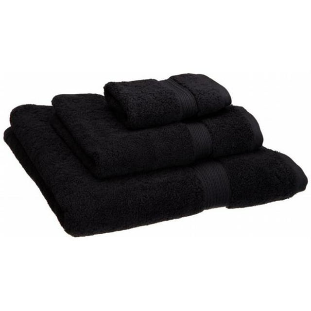 SUPERIOR Solid Egyptian Cotton 3-Piece Towel Set