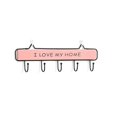 thumbnail image 1 of Coat Rack Wall Mounted,5 Coat Hooks for Hanging Coats,Wall Coat Rack with Hooks Coat Hanger Wall Mount for Clothes C, 1 of 5