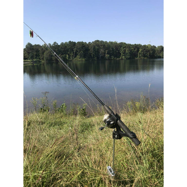 Brocraft Bank Fishing Rod Holder/Ground Adjustable Swivel Rod Holder/Bank  Rod Holder 