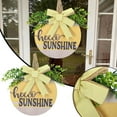 thumbnail image 2 of 2025 Verano Fresco Hola, Sol Verano Madera Bienvenida Listado Hogar Jardín Patio Decoración De Puerta Placa De Puerta Madera Listado, 2 of 4