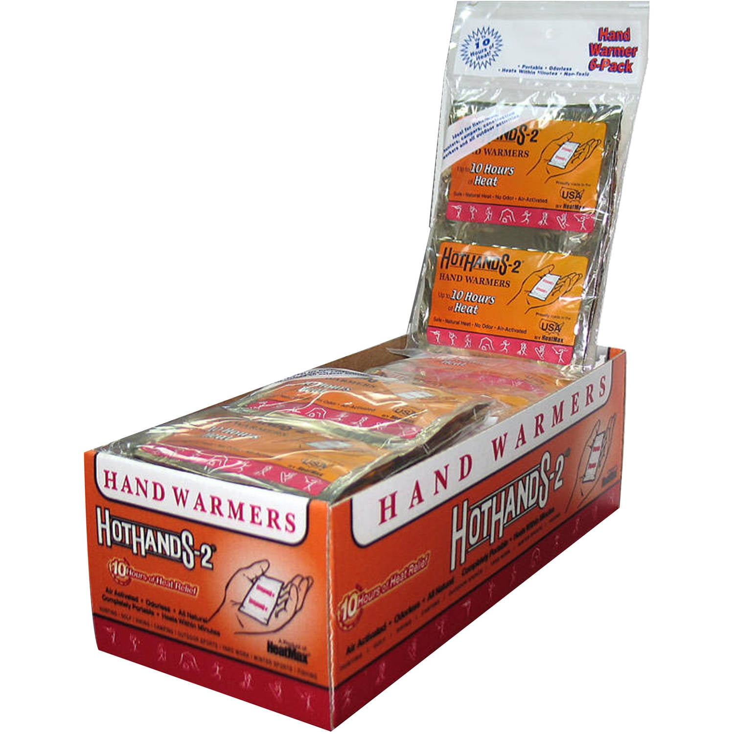 Packs of 2 HotHands HAND Warmers Outdoor Heat 1 2 4 10 or 20 