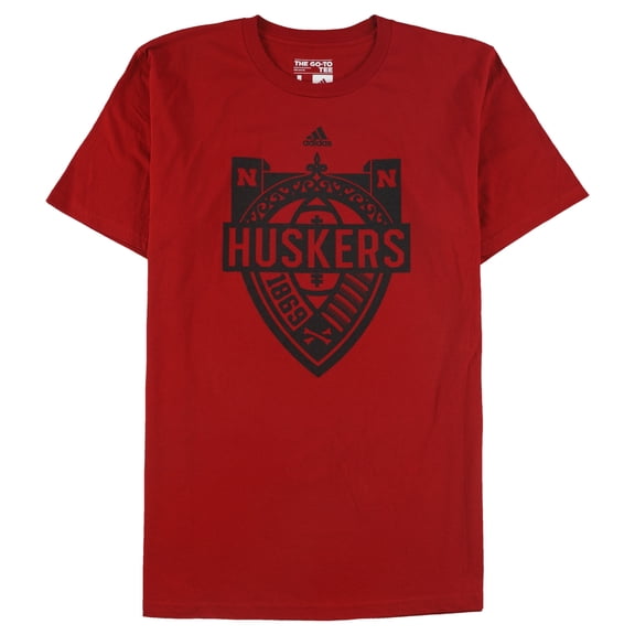 Adidas Mens Huskers Graphic T-Shirt, Red, X-Large