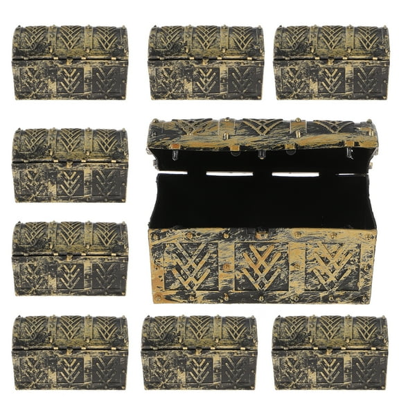 unbranded  10 Pcs Storage Basket Pirate Chest Decorative Boxes Child Baby