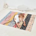 thumbnail image 2 of Colorful Geometric Striped Pattern Blanket,Comfortable Soft Flannel Throw Blanket,All Season,Warm Lightweight Blankets for Sofa Bed Couch Living Room Chair,30"x40", 2 of 4