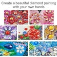 thumbnail image 7 of Diamond Painting Kit with Frame Beautiful Lotus Special Shape Creative Diamond Art For Home Decor and Gifts 6.69 x 6.69 in, 7 of 7