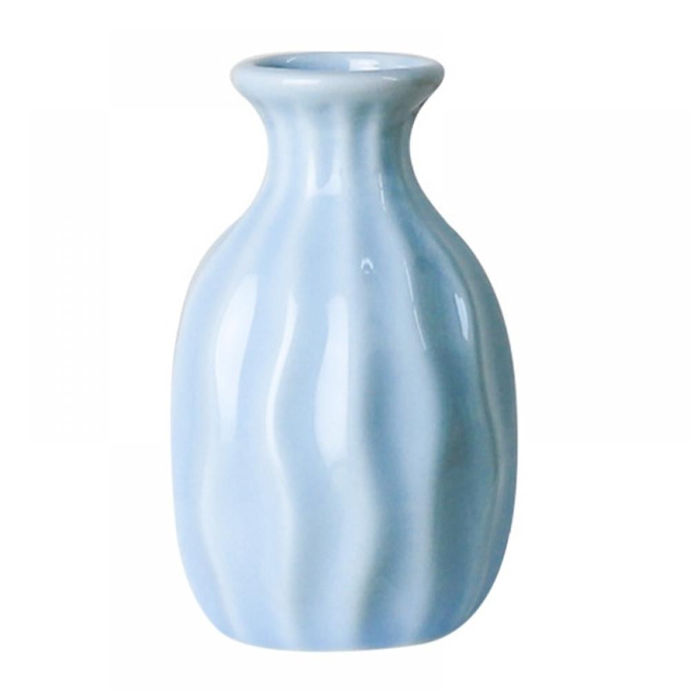 Green Nouveau Distressed Ceramic Glazed Vase Home Garden Ornament 