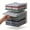 Gray, variant on Stackable Closet Organizer for Clothes Folded 15 Pcs Stackable Closet Shirt Organizer System for Shirts Jeans Pants