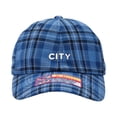 thumbnail image 2 of Manchester City - Mogul Premium Plaid Adjustable Hat (Fan Ink), 2 of 4