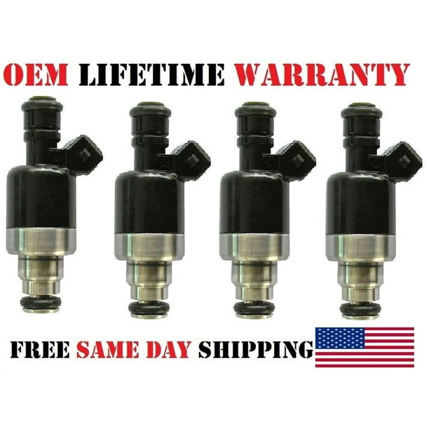 4x OEM Rochester 17120683 Fuel Injectors for 22.2L I4 /Refurbished