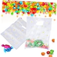 thumbnail image 3 of GFDYREE 100pcs Chic Plastic One-off Pattern Lovely Bags Bag Tote Small Disposable Flower Gift, 3 of 7