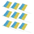 thumbnail image 3 of Oubit Ukraine Handheld Flags,10 Set Ukraine Handheld Ukraine Flags Small Ukraine Flags Revolutionary Design, 3 of 9