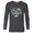 Charcoal Heather, variant on Marvel Avengers Kawaii Red White and Brave 4th of July - Long Sleeve T-Shirt for Men - Customized-Athletic Heather