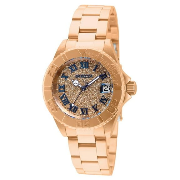Invicta Women's Angel Quartz 100m Rose Gold Tone Stainless Steel Watch 33361