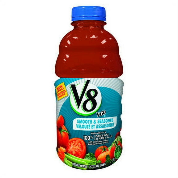 Campbell V8 Smooth & Seasoned Vegetable Cocktail, 1.89L/64 oz