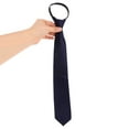 thumbnail image 5 of DRAFIDEEP Men's Dark Pre-Tied Zipper Tie, Professional Look for Business, Formal Occasions, and Special Events, 5 of 8
