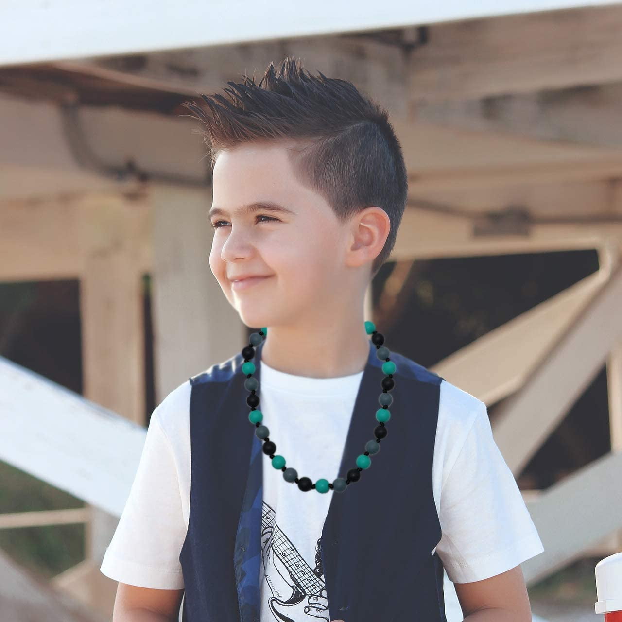 Baby Products Online - Chewigem - a super tough, discreet, chewable necklace  - and stimulant aid designed to reduce anxiety and improve focus. Created  as a calming aid for sensory processing difficulties - autism - Kideno