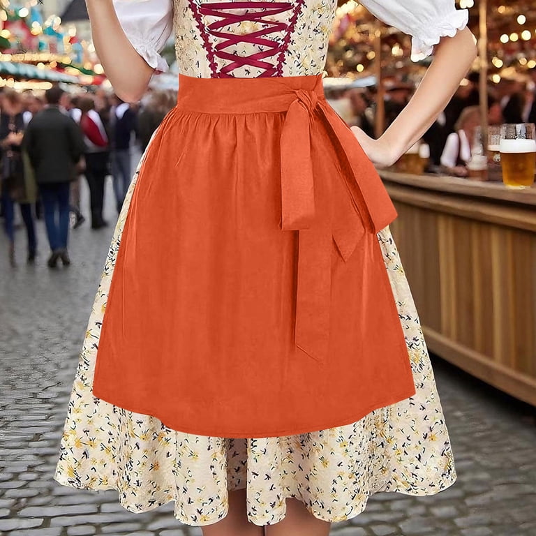 german traditional dress Hurxie Costume for Women Dirndl for Bavarian Outfits Dirndl Dress + Blouse 2022-pre-order-dandy Color:Blue/White History Discover 17 kitenge +