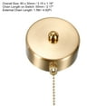 thumbnail image 2 of AC 125/250V Pull Chain Switch Copper Tone On/Off Ceiling Fan Switch, 2 of 6