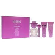 Moschino Moschino Toy 2 Bubble Gum , 4 Pc Gift Set 3.4oz EDT Spray, 0.3oz EDT Spray, 3.4oz Body Lotion, 3.4oz Bath and Shower Gel