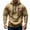 Khaki, variant on POROPL Hoodies for Men Sweatshirts for Men Drawstring Color Block Loose Long Sleeve Pullover Top with Pockets Size S