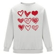 thumbnail image 6 of PNTUTB Men's Valentine's Day Fashion Print Long Sleeve Classic Crew Neck Pullover Casual Loose Comfort Sweatshirts, 6 of 6