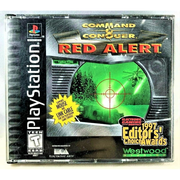 Pre-Owned Command and Conquer Red Alert - Complete in Box, Black Label - PS1 Playstation 1 PSX