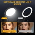 Lighting for Computer, Adjustable Desk Ring Light for Video Calls ...