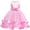 Pink, variant on Girls Dress Sleeveless Red Ball Gown Wedding Party Pageant 6 Years