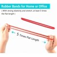 thumbnail image 3 of WWS-12 Inches Extra Large Rubber Bands, 30 Pieces Heavy Duty Trash Can Band Bulk, Strong Elastic Bands for Office Supply School Home, Garbage Cans, File Folders (Red), 3 of 4
