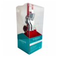 thumbnail image 1 of Gibson Home 109502.16 Altamara Ensemble de Couverts 16 Pcs avec Support en Plastique Rouge, Poli, 1 of 1