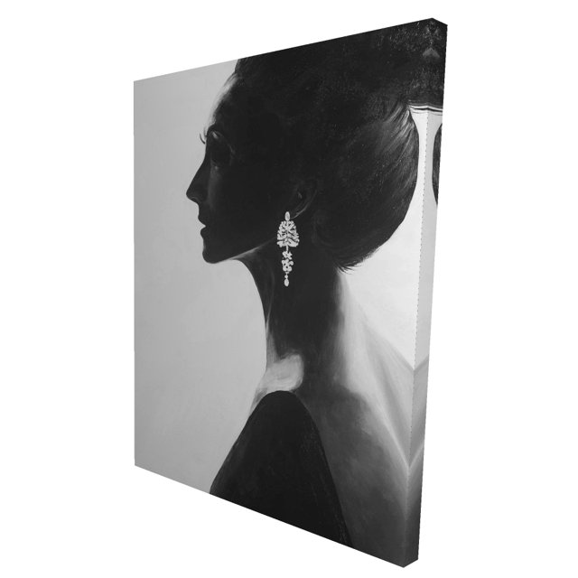 Chic Femme - Toile 36"x48 Pouces - Impression à la Demande