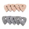 thumbnail image 4 of Púas de fieltro para ukelele Sunnimix 10 Piezas de Lana Con orificio Pieza de ukelele y gris, 4 of 8