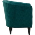 thumbnail image 3 of Pemberly Row 17.5" Traditional Polyester Fabric Club Chair in Teal, 3 of 4