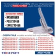 thumbnail image 2 of Refrigerator Ice Dispenser Lever Paddle Replacement Compatible with Some Refrigerators Part & #DA97-08519A 4287HARS/XAA for Fridge Door Water & Ice Dispenser - 2 Year Warranty, 2 of 8